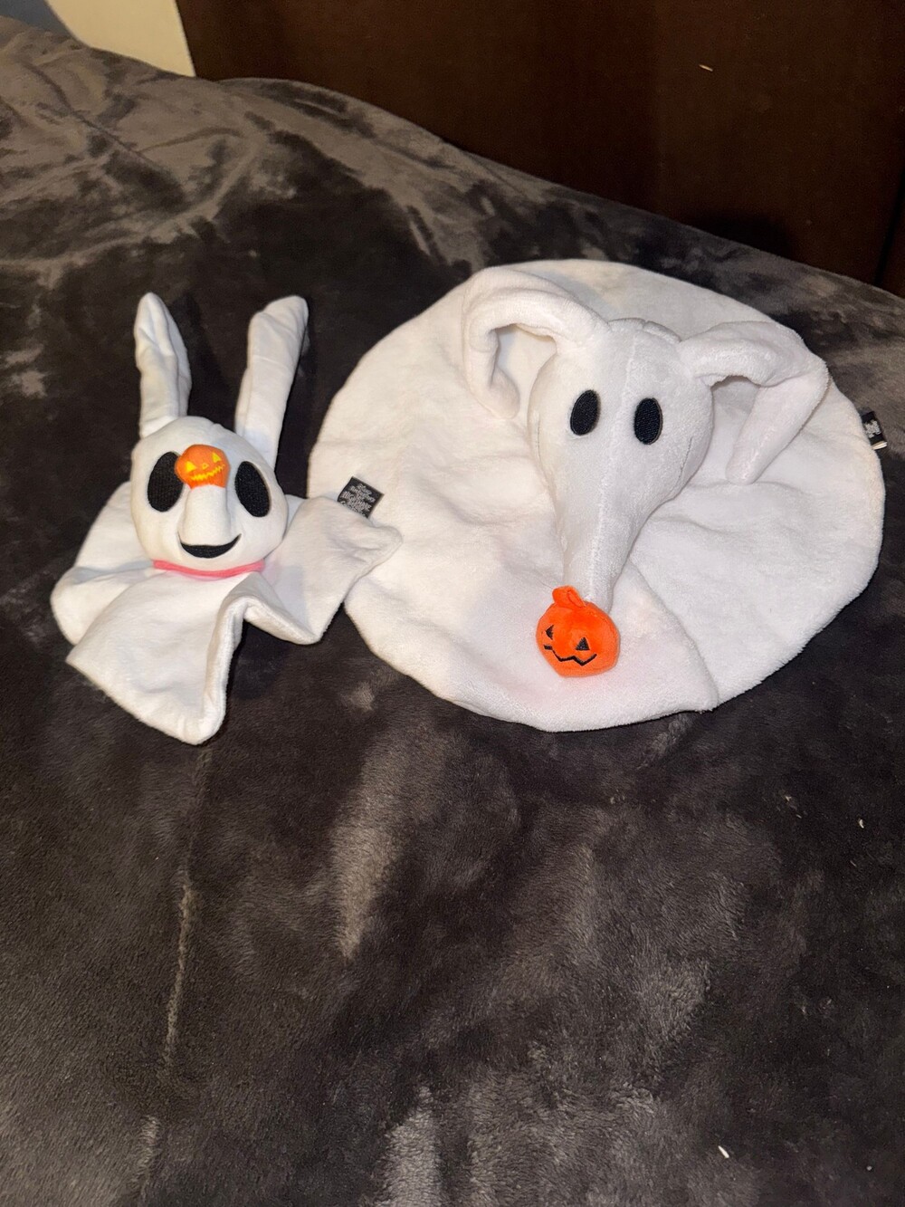The Nightmare Before Christmas Zero Plush Pillow and Hand Puppet White Soft Plus